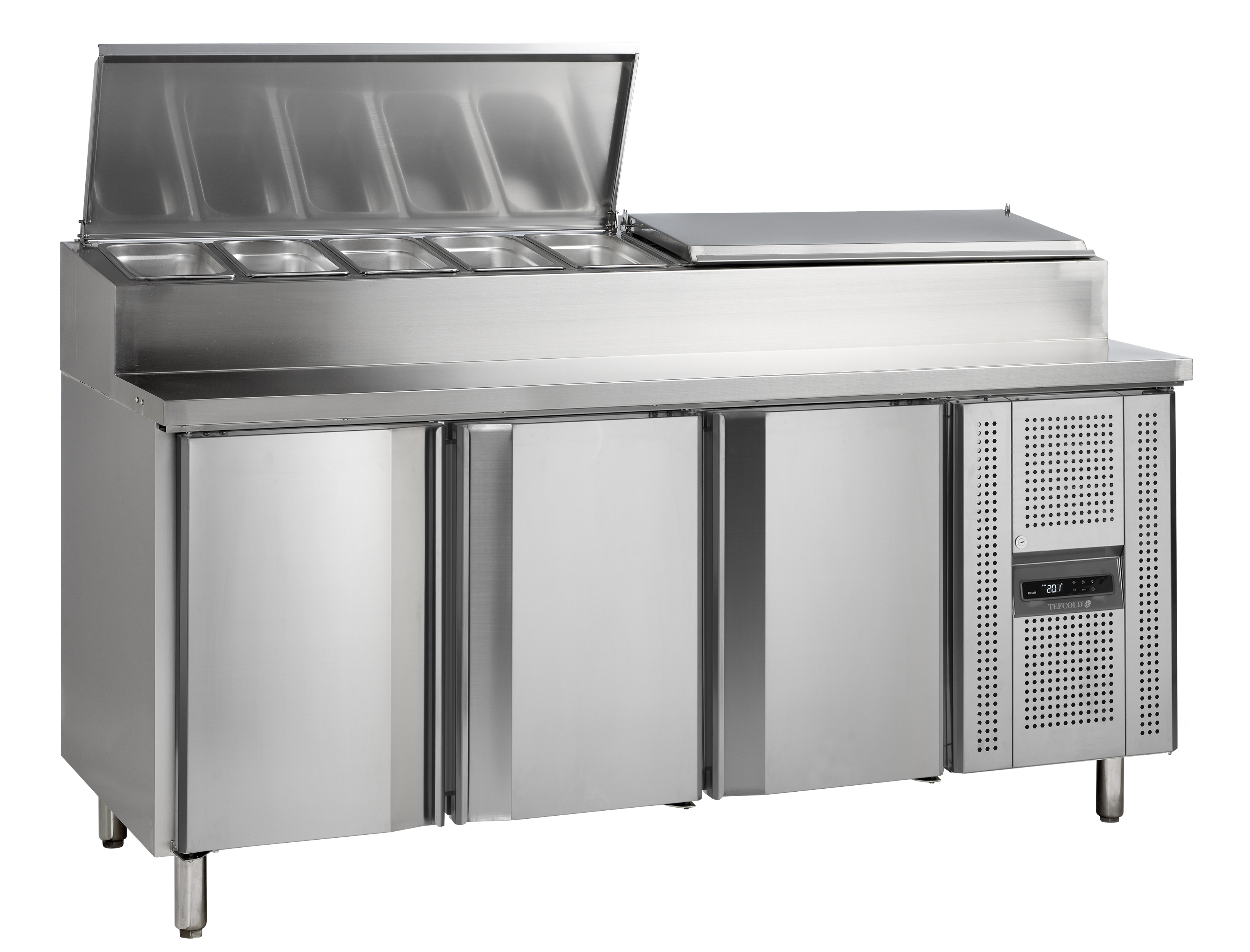 Bancada Refrigerada de Preparação GN 1/1 - 3 Portas
