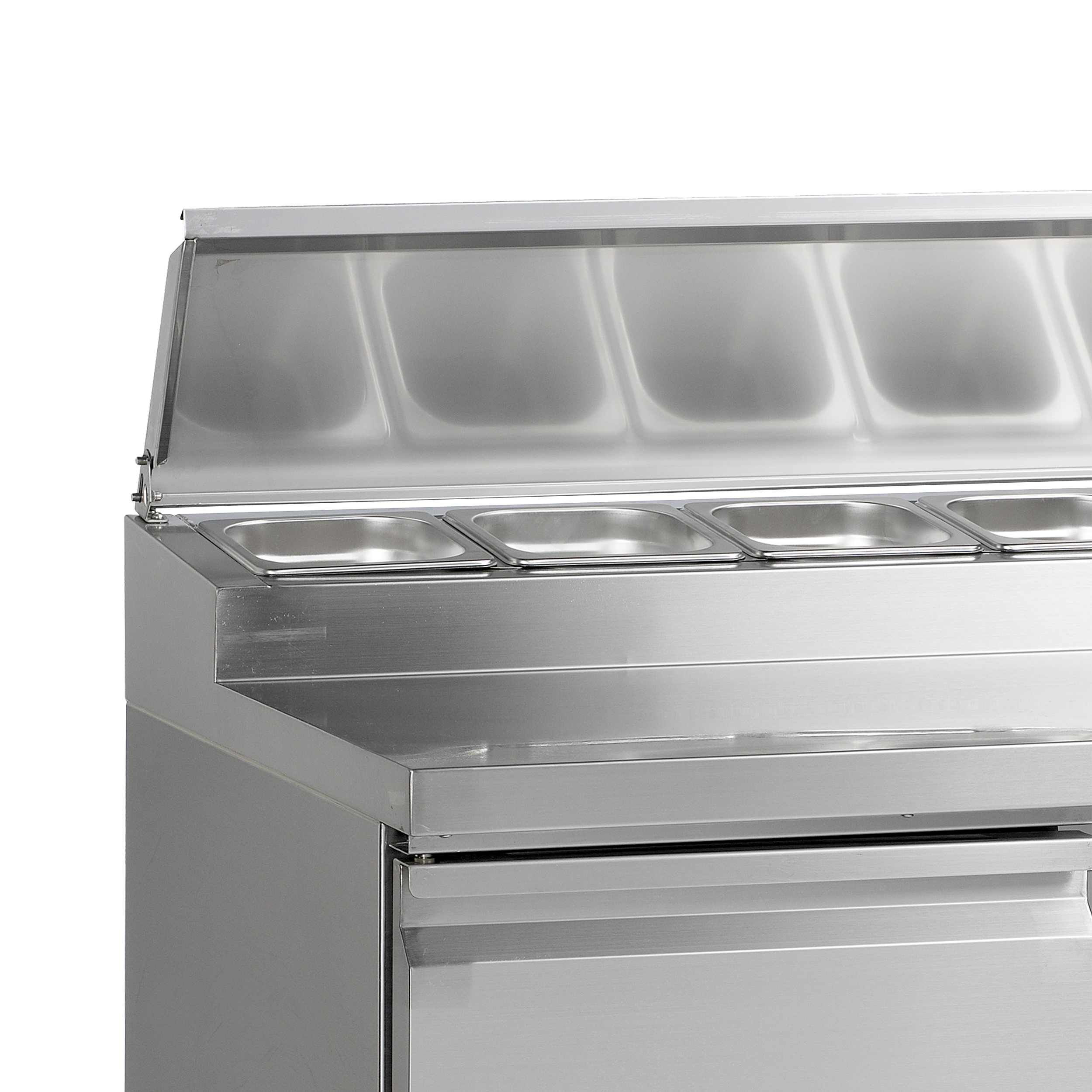 Bancada Refrigerada de Preparação GN1/1 Inox 3 Portas