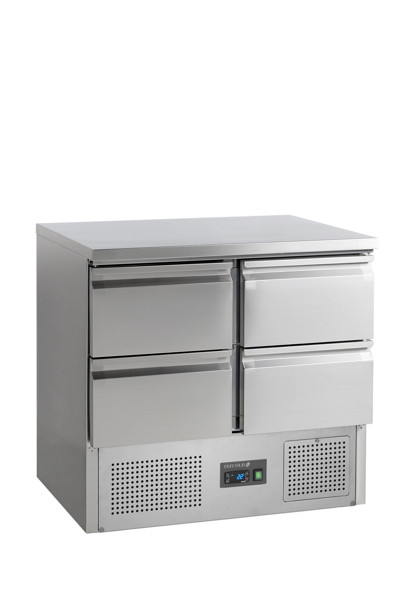 Bancada Refrigerada Saladette GN1/1 Aço Inox 900mm SA914
