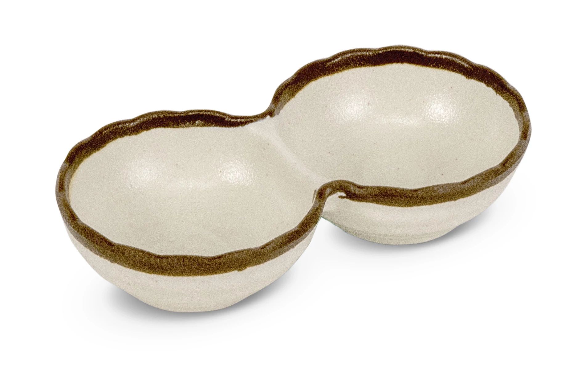 Bandeja Melamina 2 Compartimentos 15x8 cm Serviço Mesa