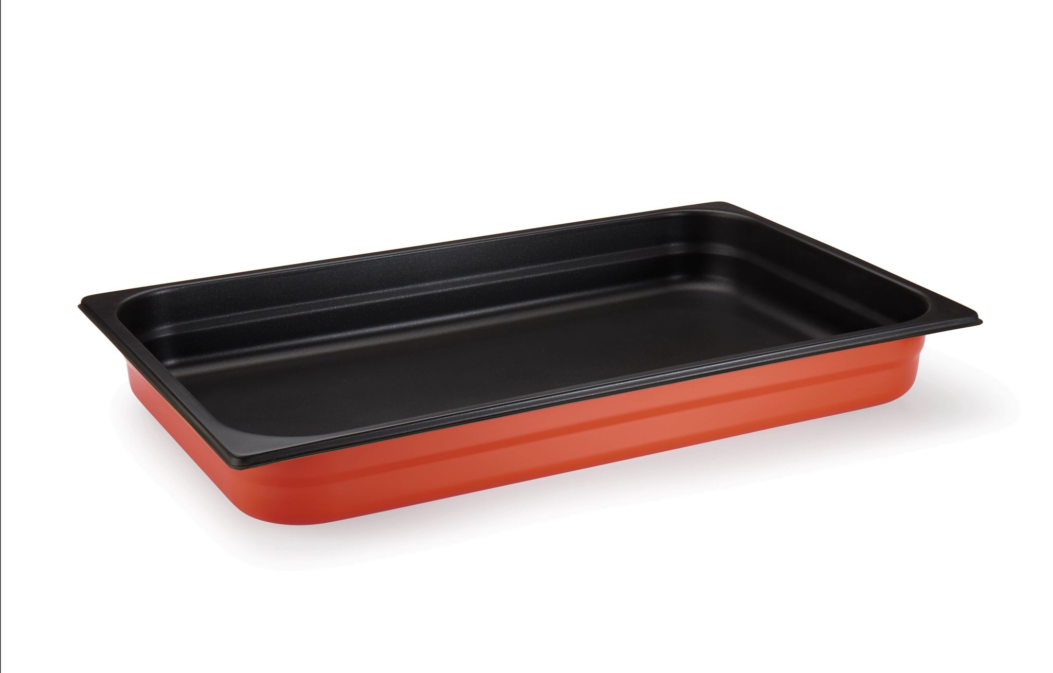 Cuba Gastronorm GN 1/1 8.3L Laranja 65mm Profundidade Aço Inox