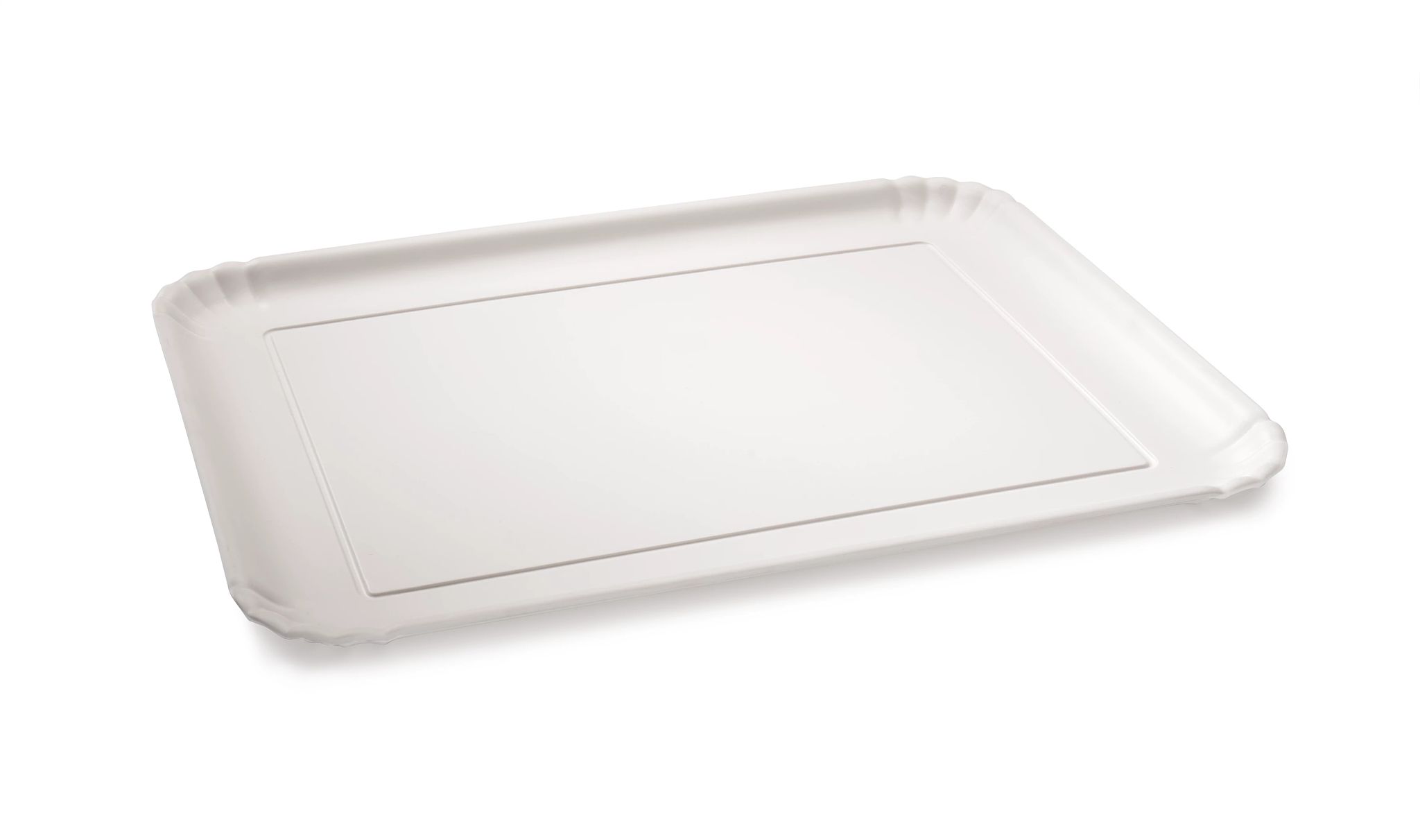 Bandeja Melamina Branca 365x295 mm para Pastelaria e Buffet