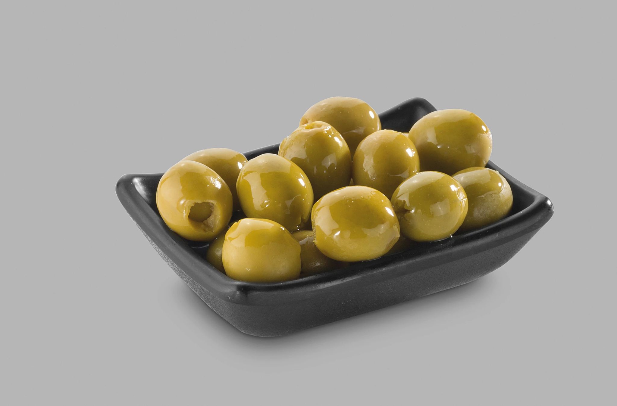 Bandeja Retangular Melamina Preta 92x69 mm
