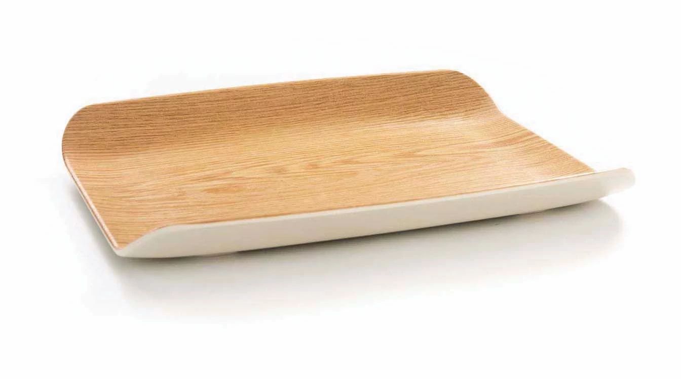 Tabuleiro Retangular Melamina 32x26 cm para Serviço de Mesa