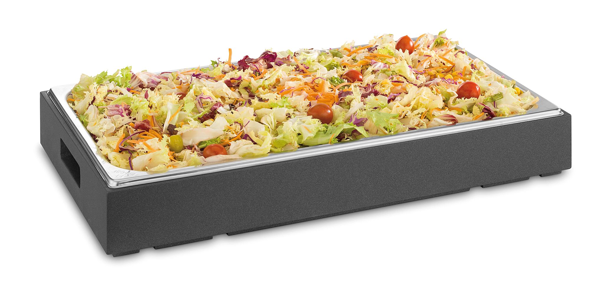 Bandeja de Serviço Cúbica GN 1/1 MDF Preto - 539x335 mm