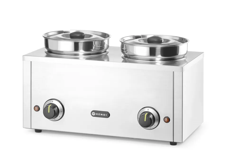 Banho-maria elétrico 8,4L com 2 cubas – Buffet e Serviço de Comida