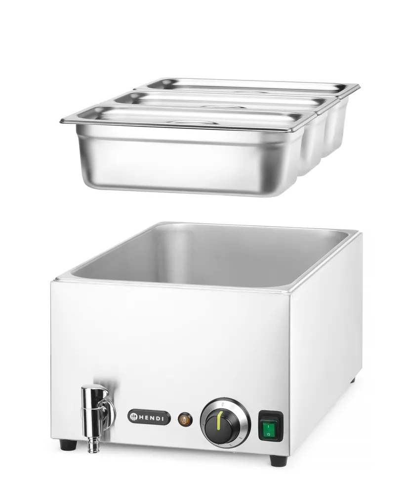 Conjunto Banho-Maria Elétrico com Torneira, GN 1/1, 230V/1000W