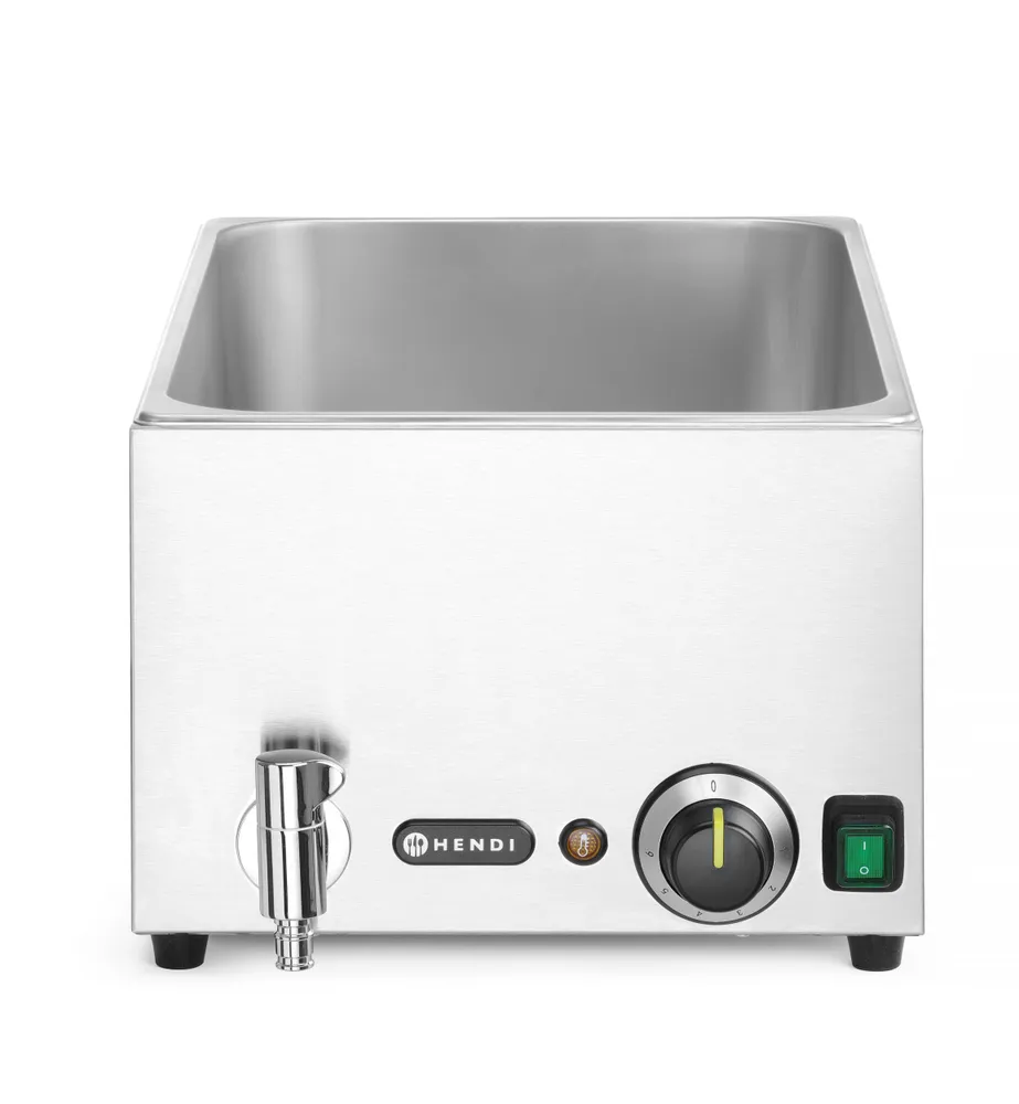 Banho-maria Elétrico GN 1/1 c/ Torneira de Dreno 1000W