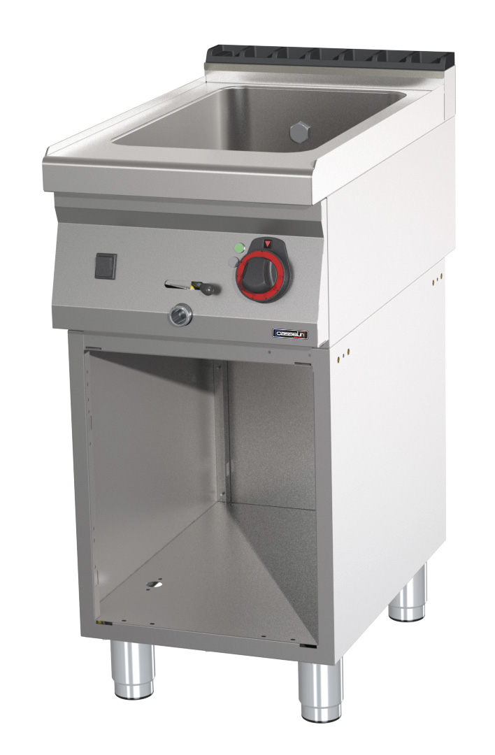 Banho-maria Elétrico com Base, Válvula Drenagem, L400 P700 A900mm