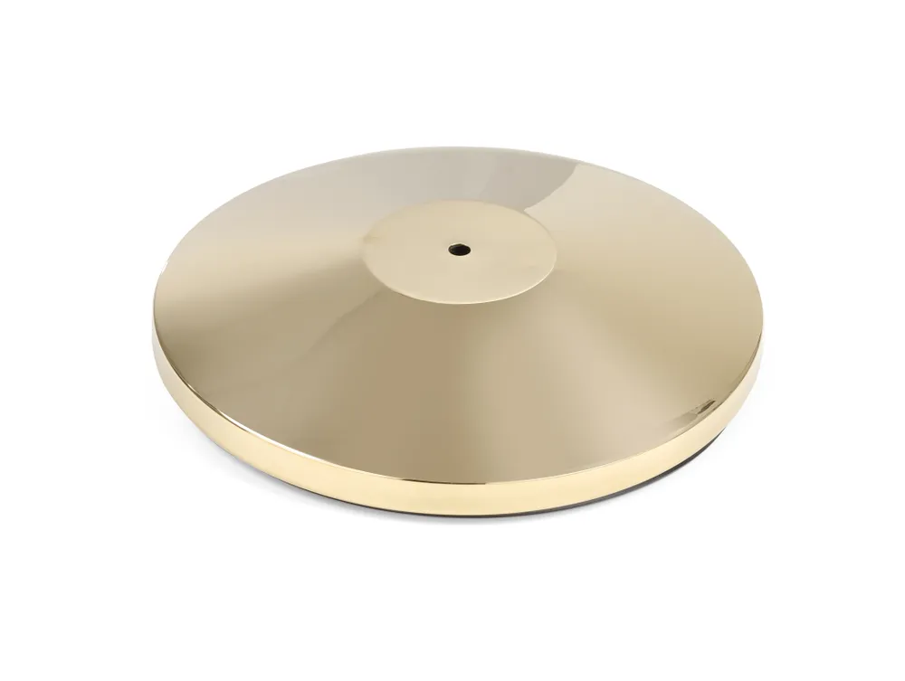 Poste Separador Dourado Base Ø360mm para Controlo de Filas