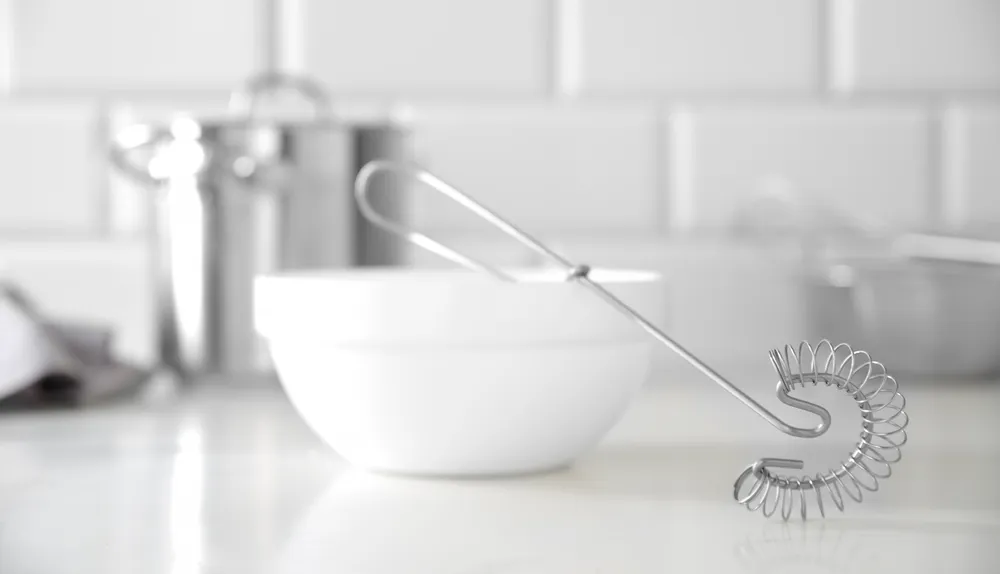 Batedor Espiral Aço Inoxidável 280mm para Cozinha Profissional