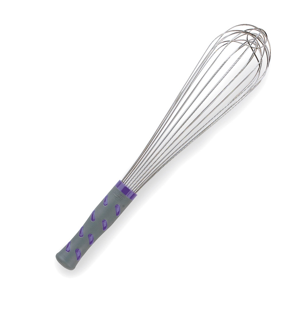 Batedor de Varas Inox 36 cm com Cabo de Nylon para Pastelaria