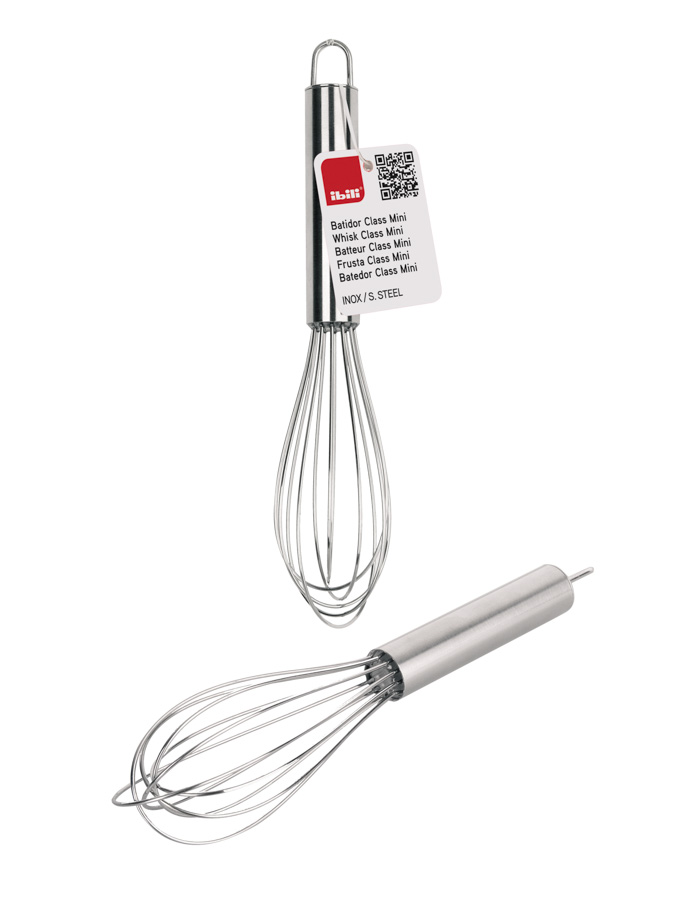 Batedor de Varas Mini 15 cm em Aço Inoxidável para Cozinha
