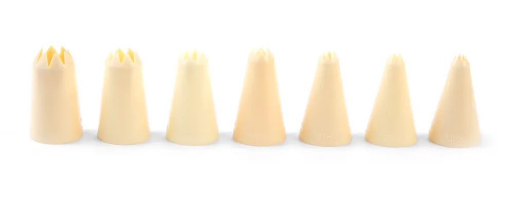 Conjunto Bicos Serrilhados para Pastelaria ø 3-15mm