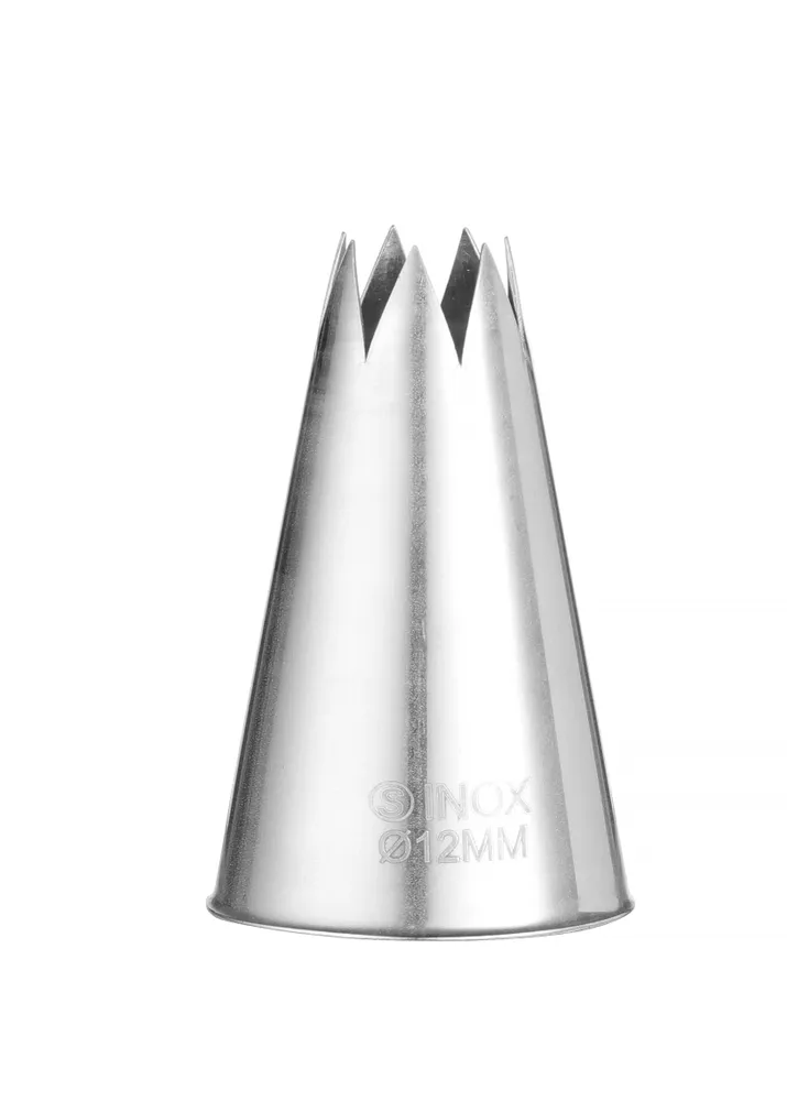 Bicos de Pasteleiro Estrela Inox – Conjunto 7 Peças Profissional