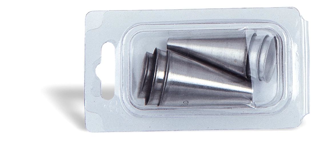 Conjunto de 6 Bicos de Pasteleiro Lisos Aço Inoxidável 2-12mm
