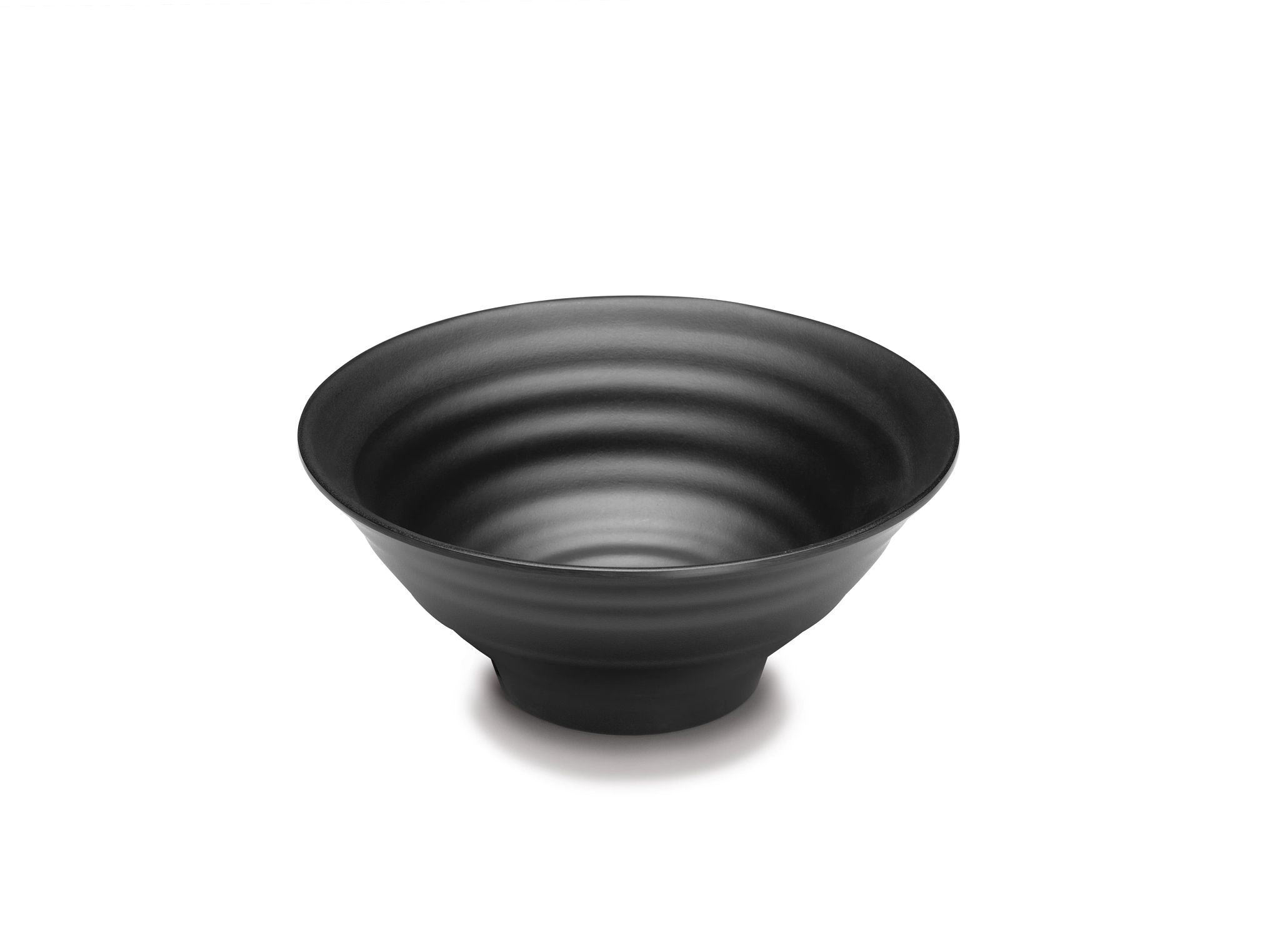 Tigela para Noodles em Melamina Preta 173mm