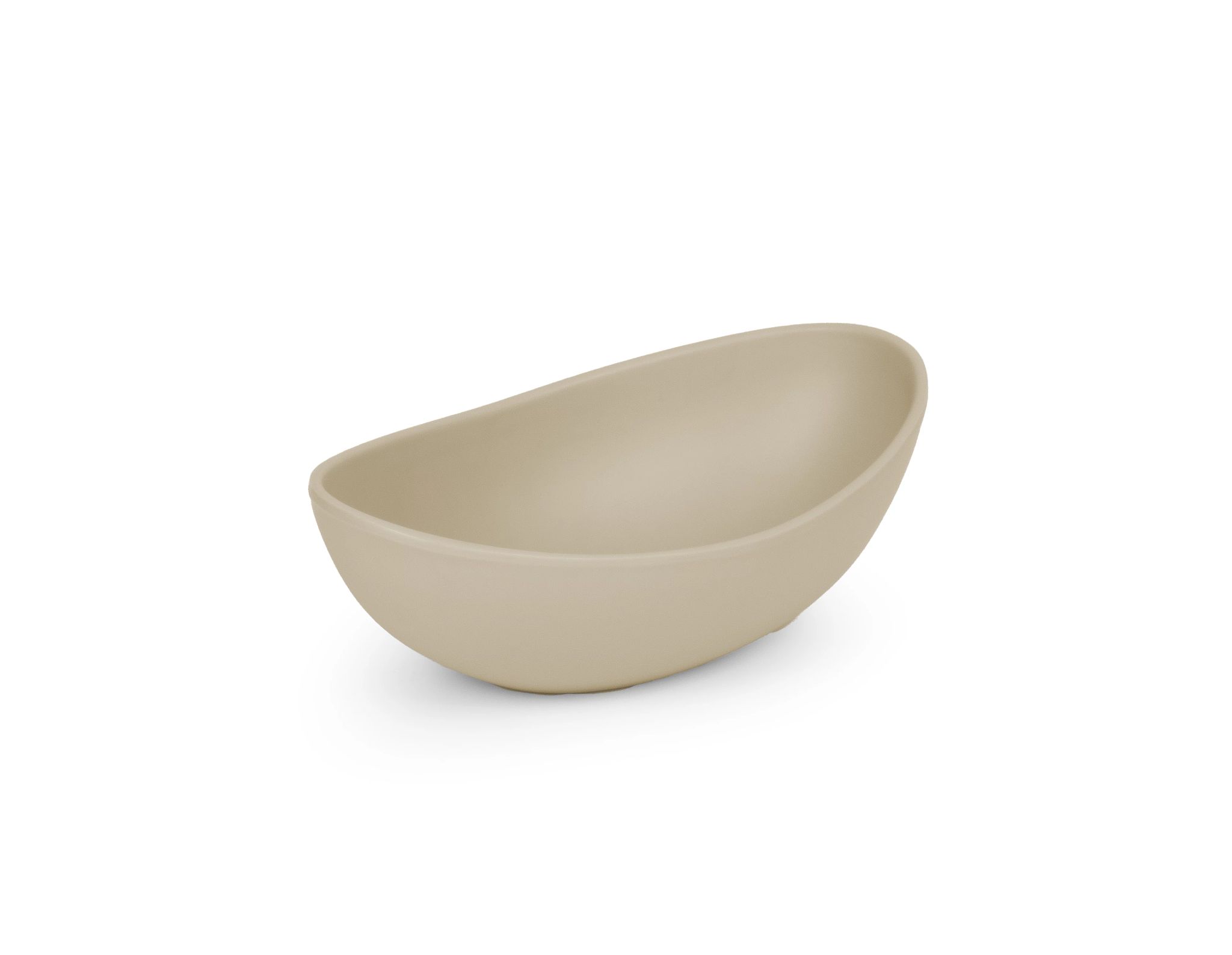 Taça Oval Melamina Sahara 16,5 x 10 cm para Serviço de Mesa