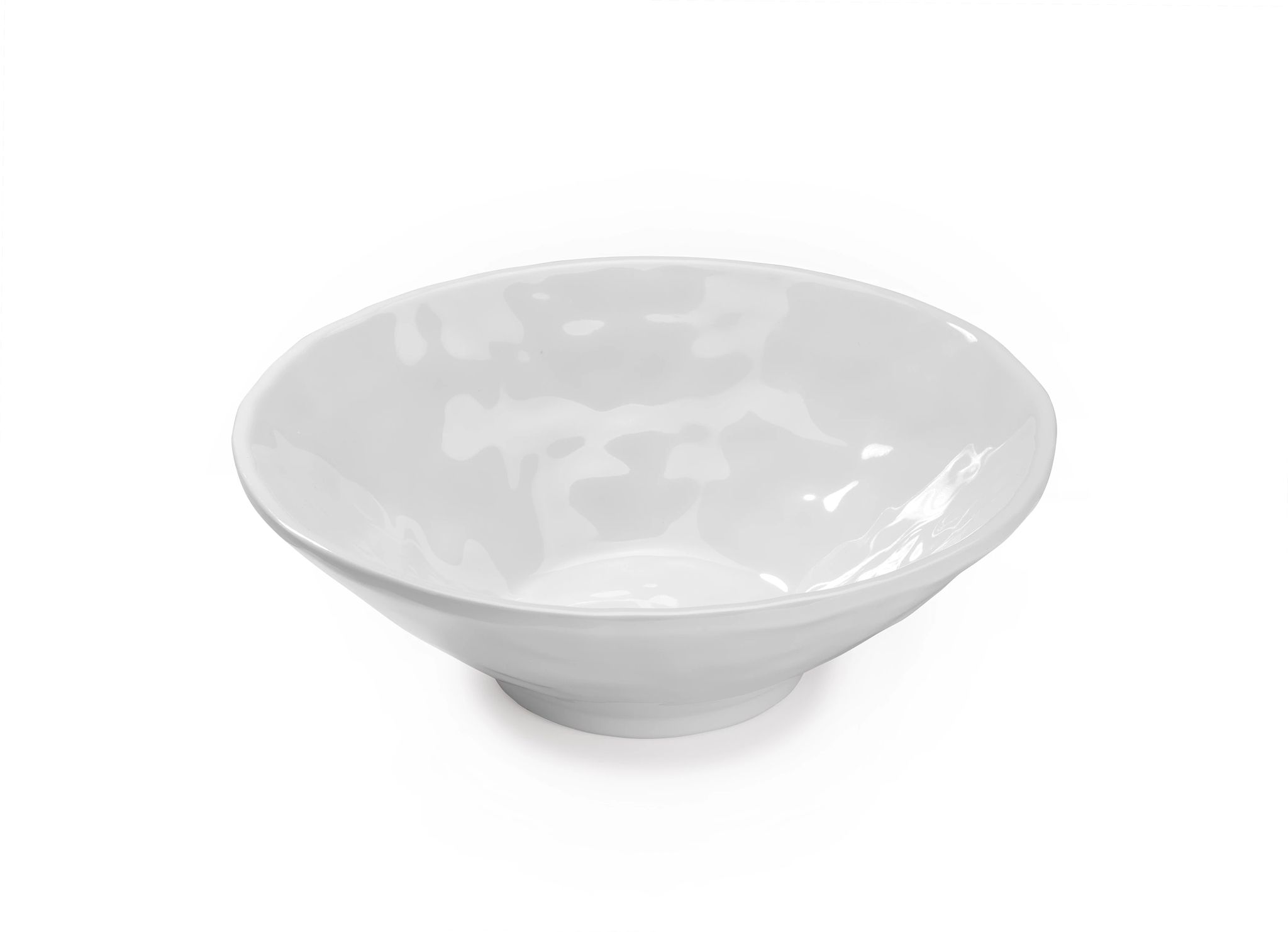 Taça Redonda Melamina Branca 24 cm