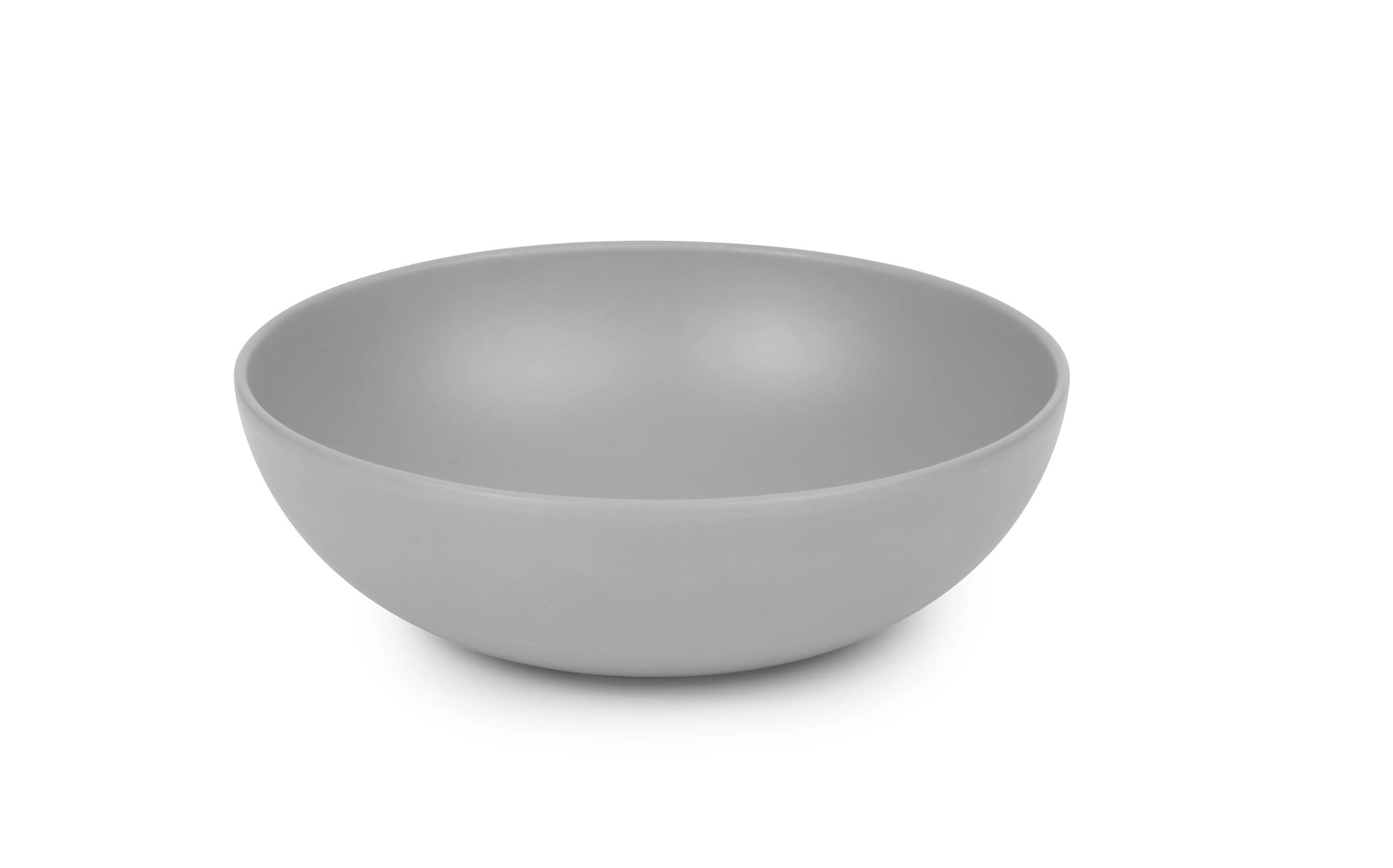 Taça Redonda Melamina Cinzenta 29 cm para Buffet