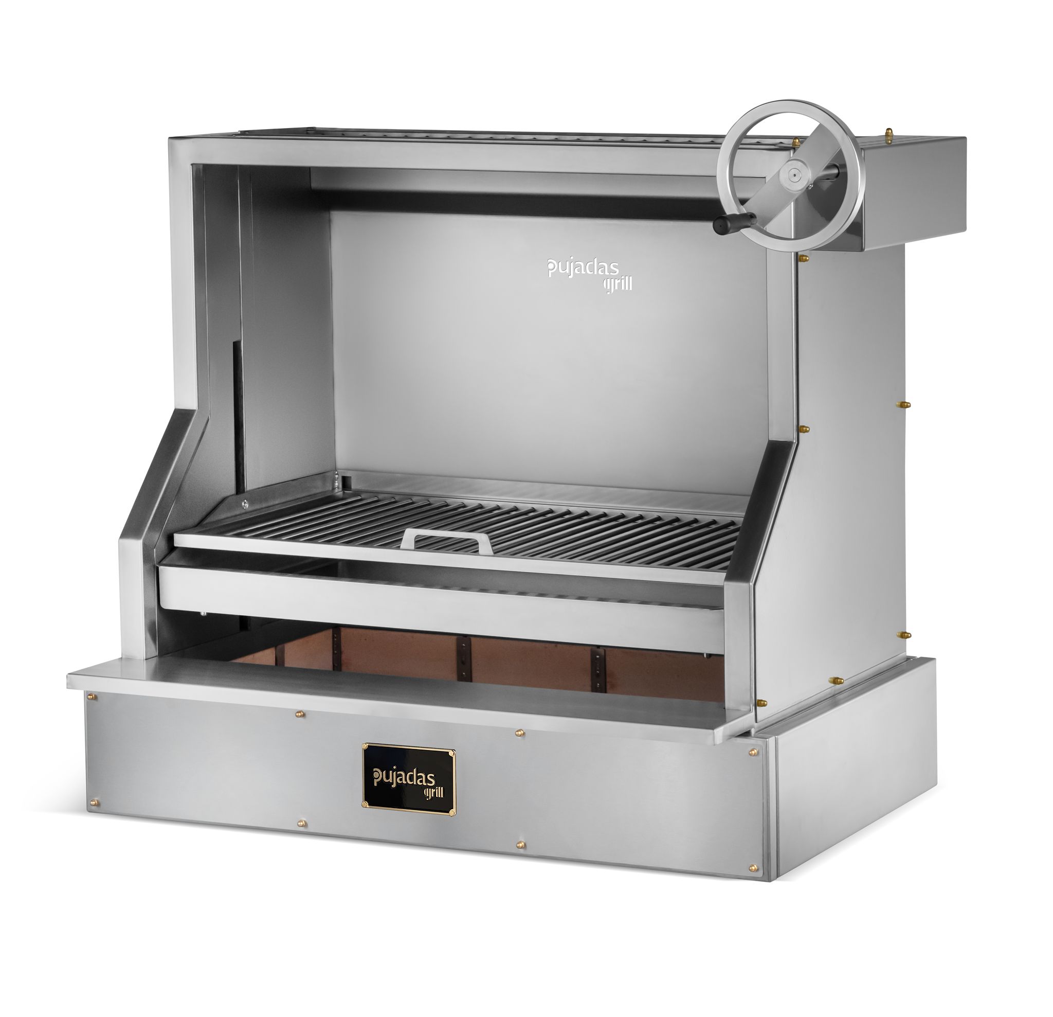 Grelhador de Brasa de Bancada Aço Inoxidável 1040x740 mm