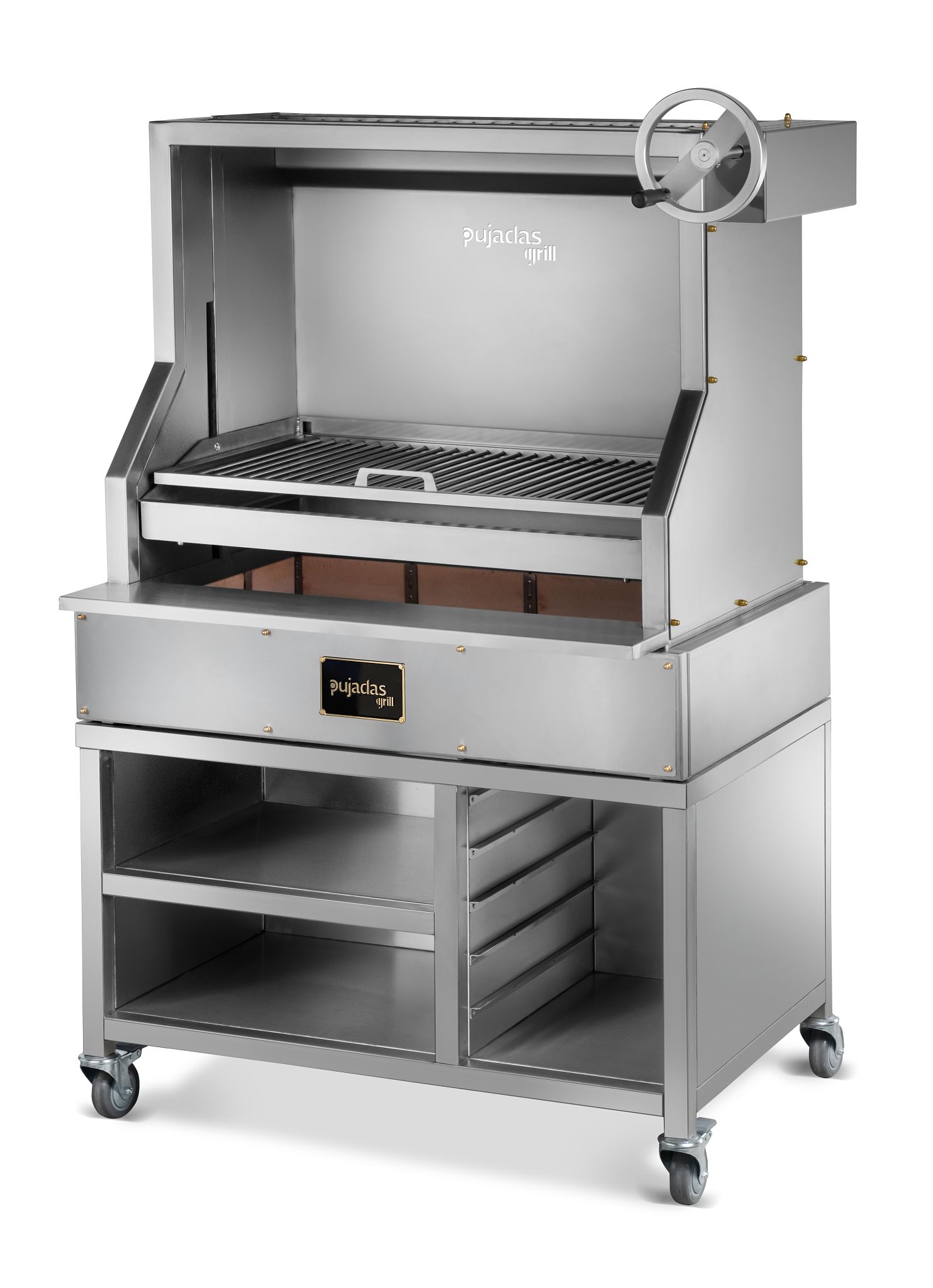 Grelhador Aberto Carvão Aço Inox 1040x740mm