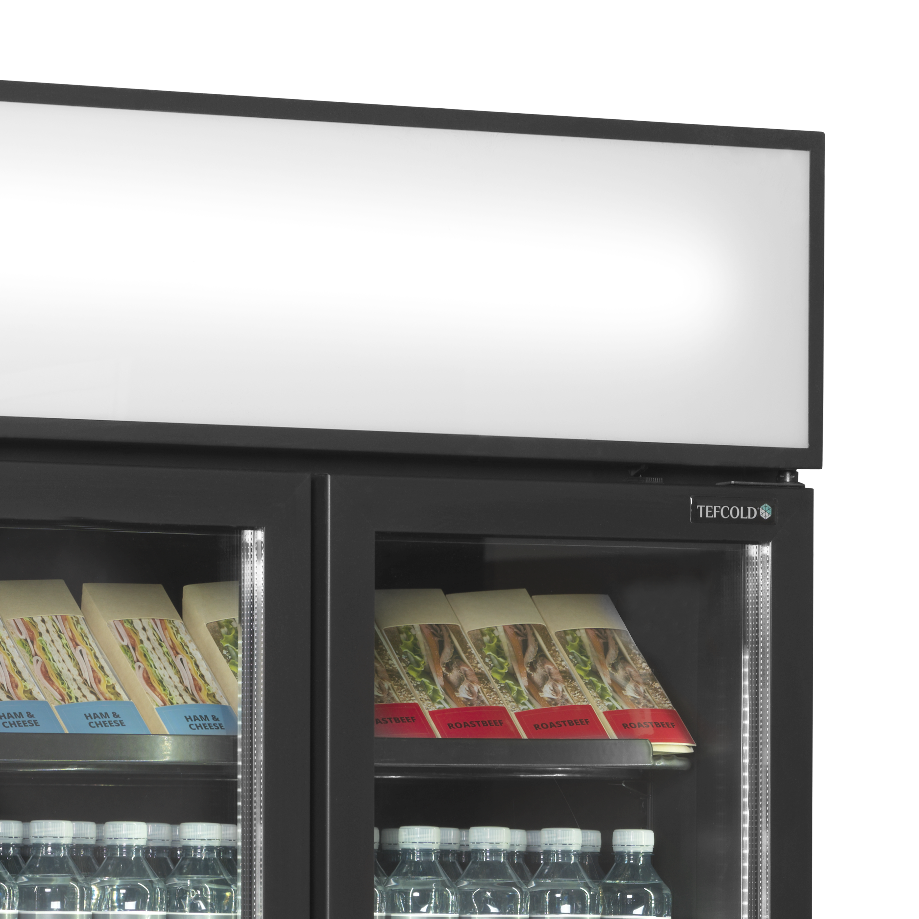 Expositor Refrigerado Preto 535L 2 Portas Vidro FSC891H
