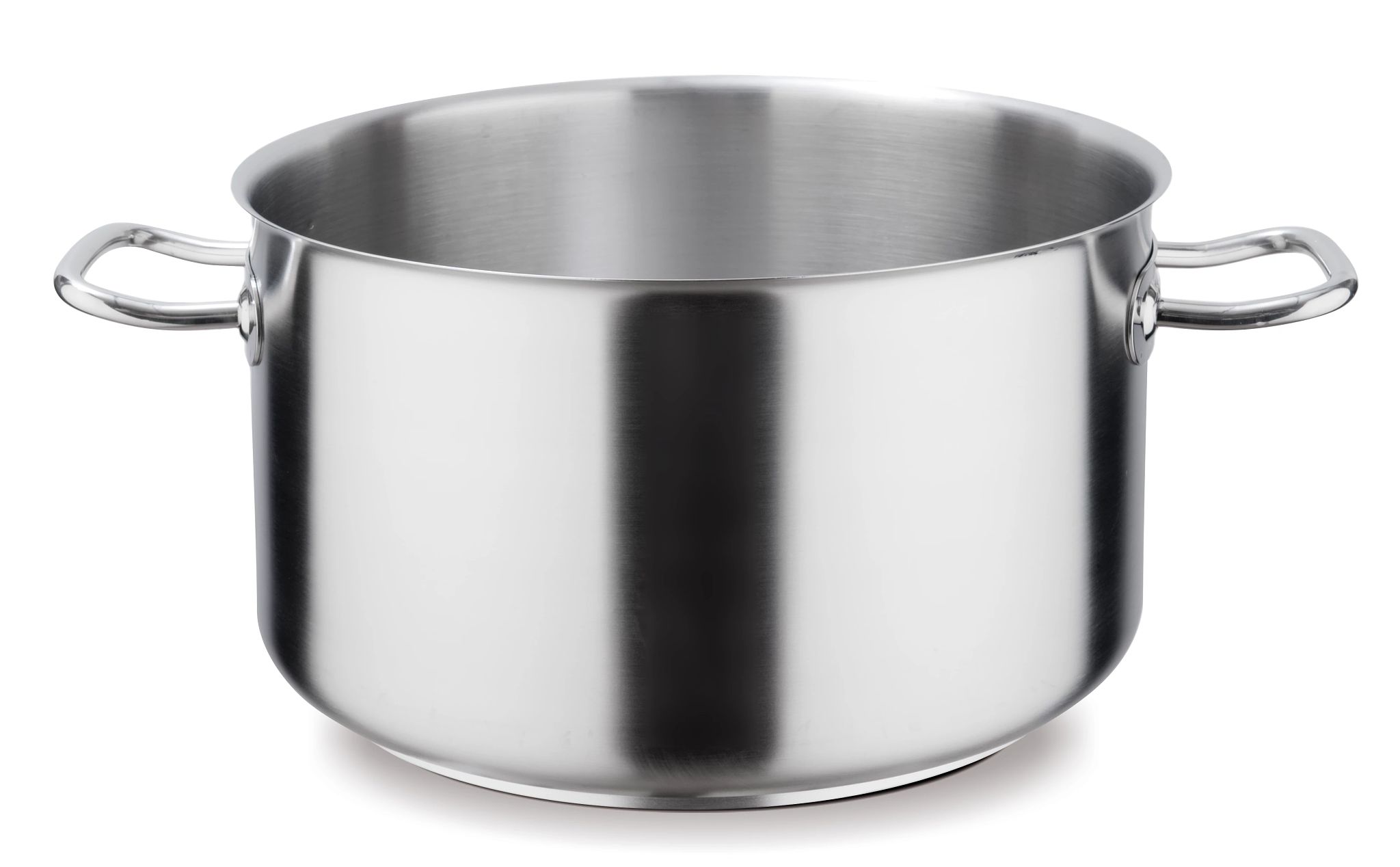 Panela Alta Inox 24 cm Indução 6.3 L para Cozinha Profissional