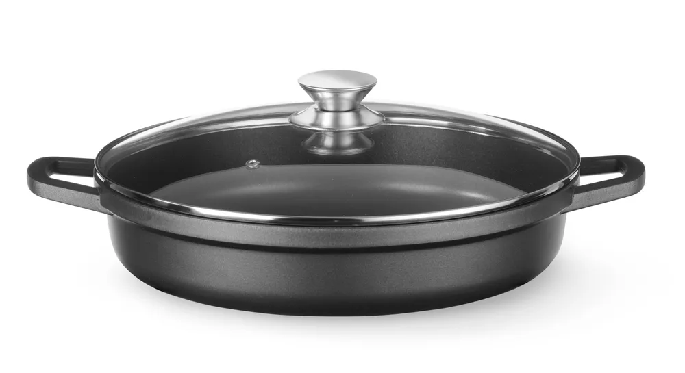 Caçarola Antiaderente 9L para Indução e Forno, Alumínio Fundido