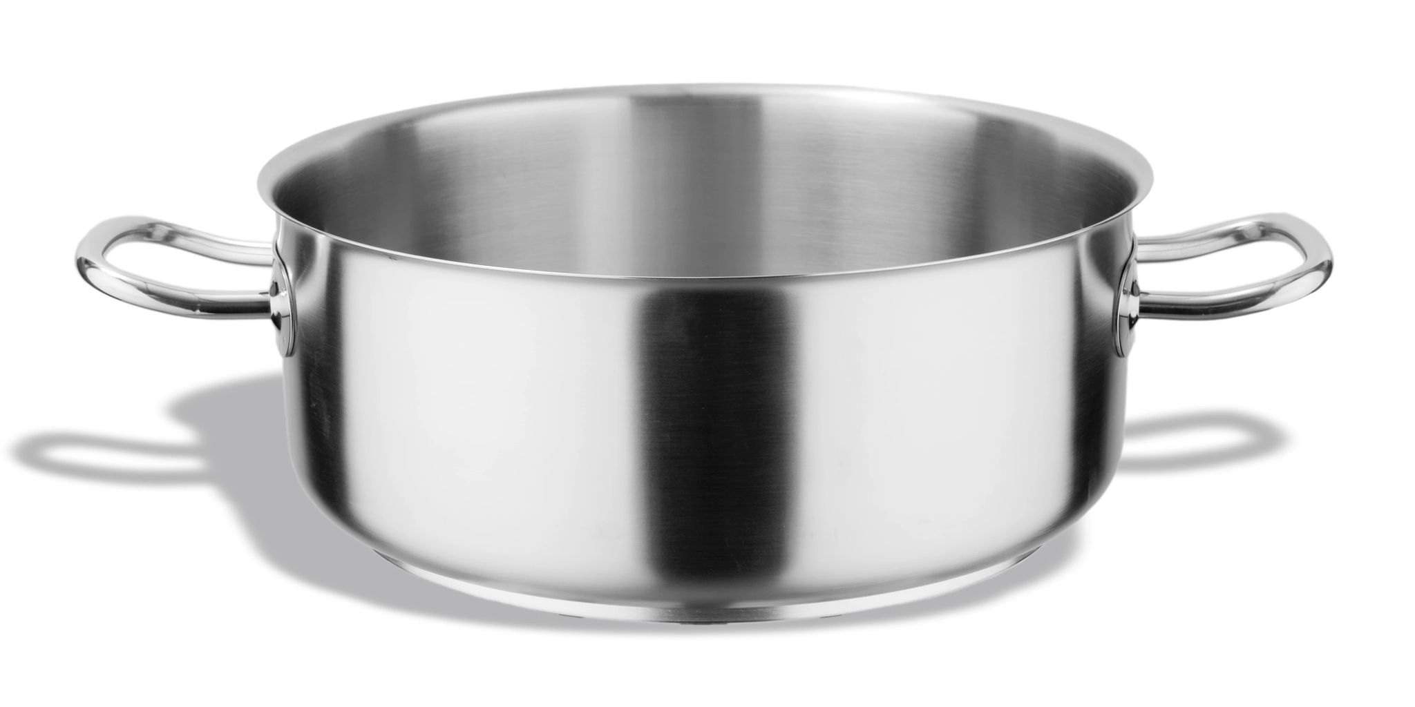 Panela Baixa Inox 10L para Indução Ø32cm