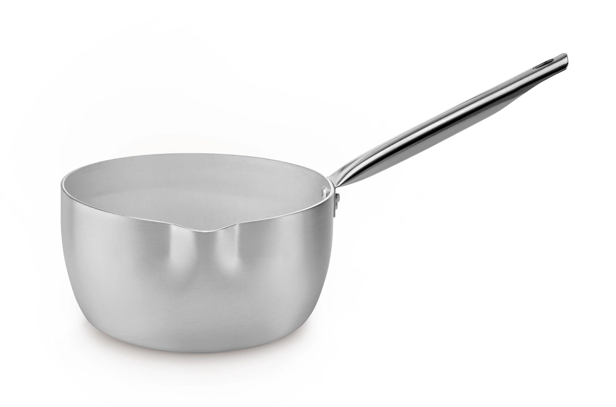 Tacho Bombeado Alumínio 22 cm com Cabo Aço Inoxidável