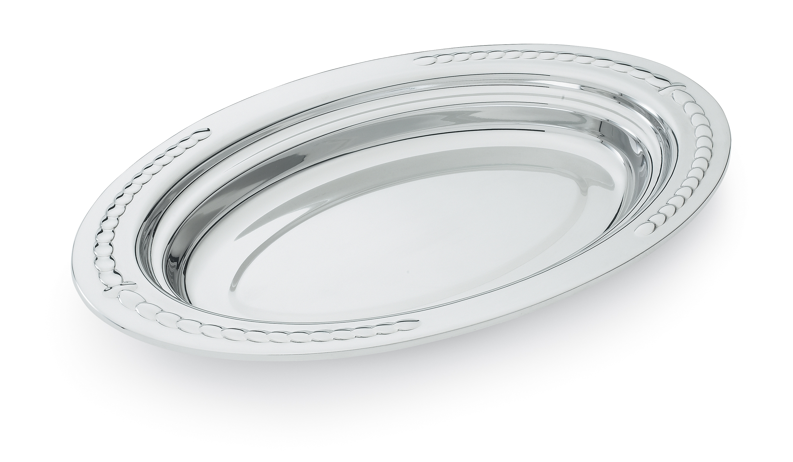 Recipiente Buffet Oval Aço Inoxidável 2.8L Profundidade 5cm