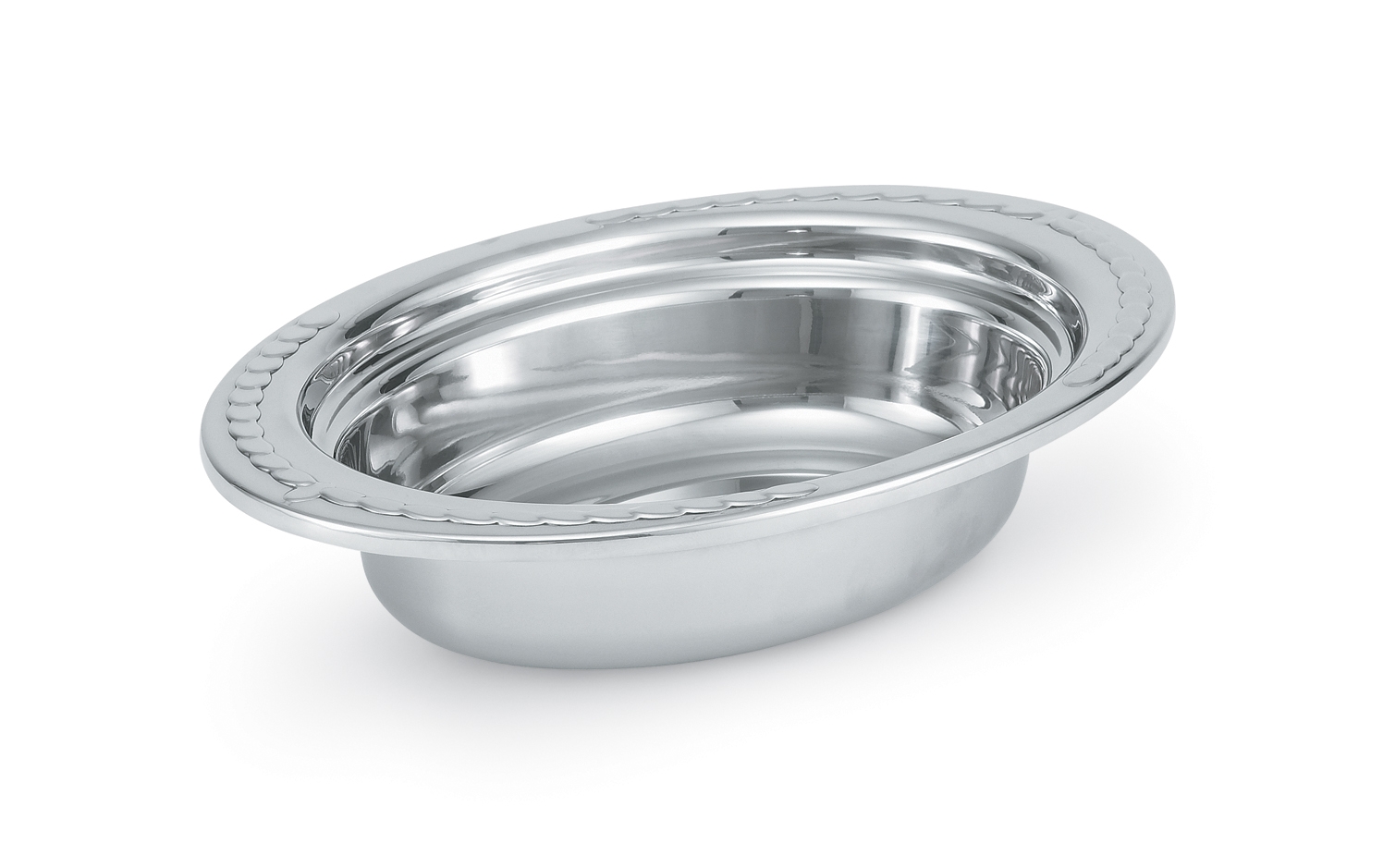 Caçarola Decorativa Oval Aço Inoxidável 1.9L