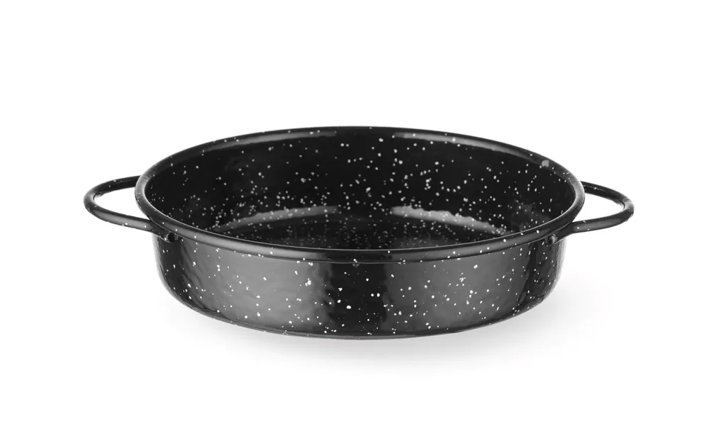 Caçarola Esmaltada Aço Carbono ⌀140x45mm para Cozinha Profissional