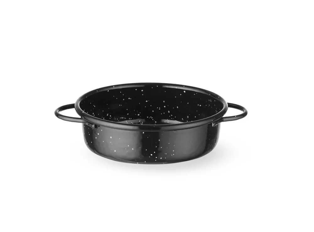 Caçarola Esmaltada Aço Carbono ⌀120x40mm para Cozinha Profissional
