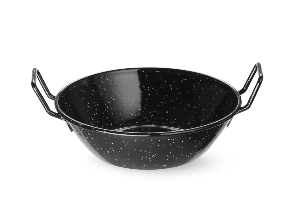 Caçarola de Paelha Esmaltada ø205mm Fundo Alto Profissional