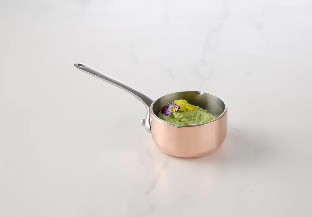 Caçarola Pequena com Bico 0.05L, ø50mm para Serviço de Mesa