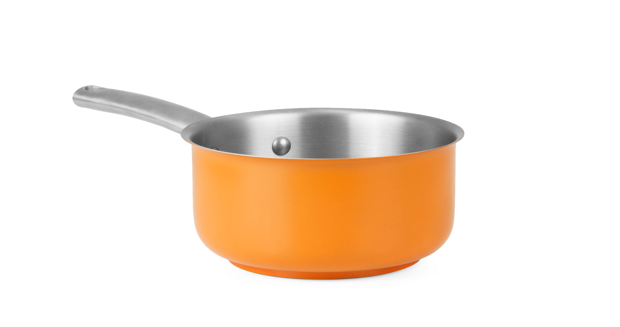 Tacho Reto 16 cm Inox 18/10 Laranja para Cozinha Profissional