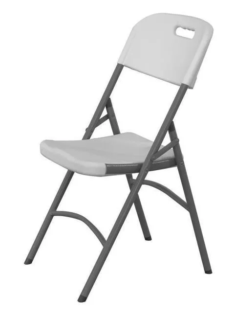 Cadeira Dobrável Catering Branca, 180kg, 540x440x840mm