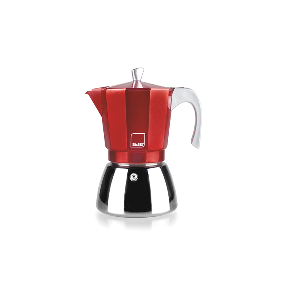 Cafeteira Italiana de Fogão 6 Chávenas - Indução e Gás