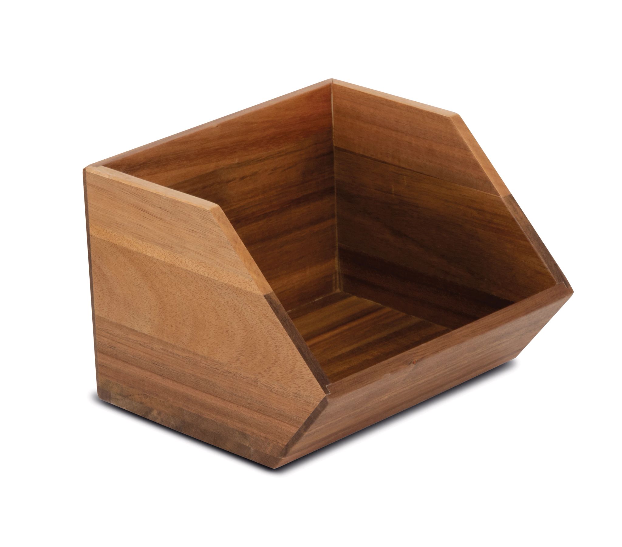 Caixa Empilhável Madeira para Buffet 175x170x125 mm