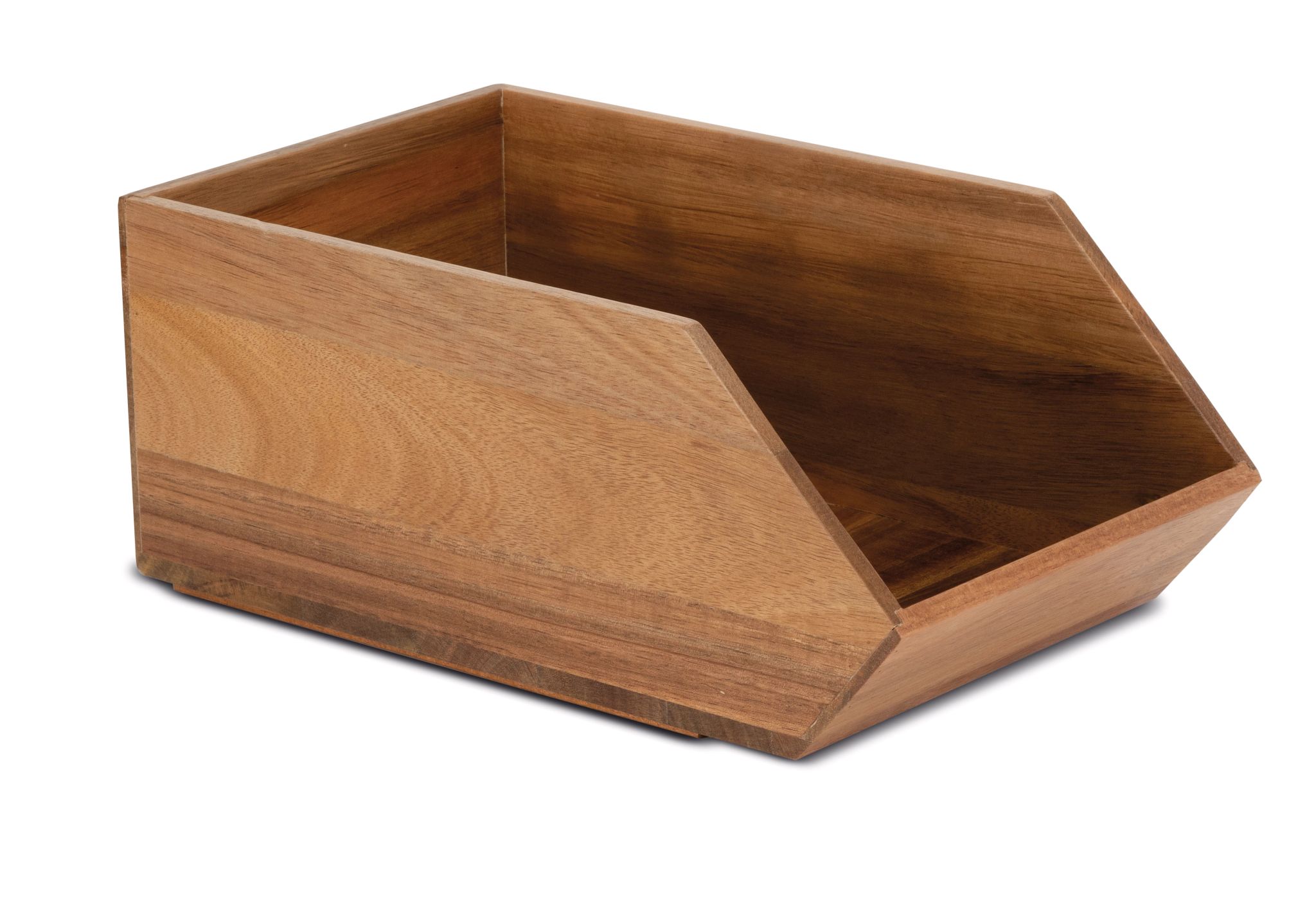 Caixa Empilhável Grande em Madeira para Buffet 31x17,5x12,5 cm