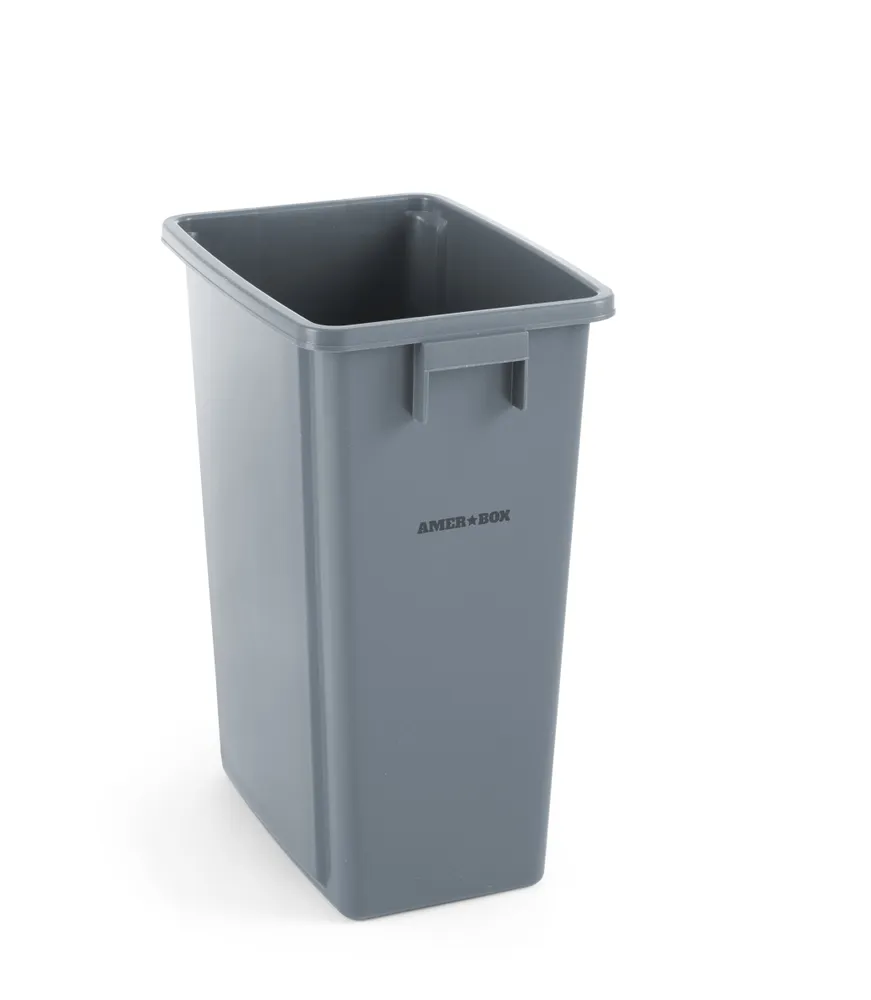 Caixote do Lixo Estreito 60L | Polipropileno Cinzento