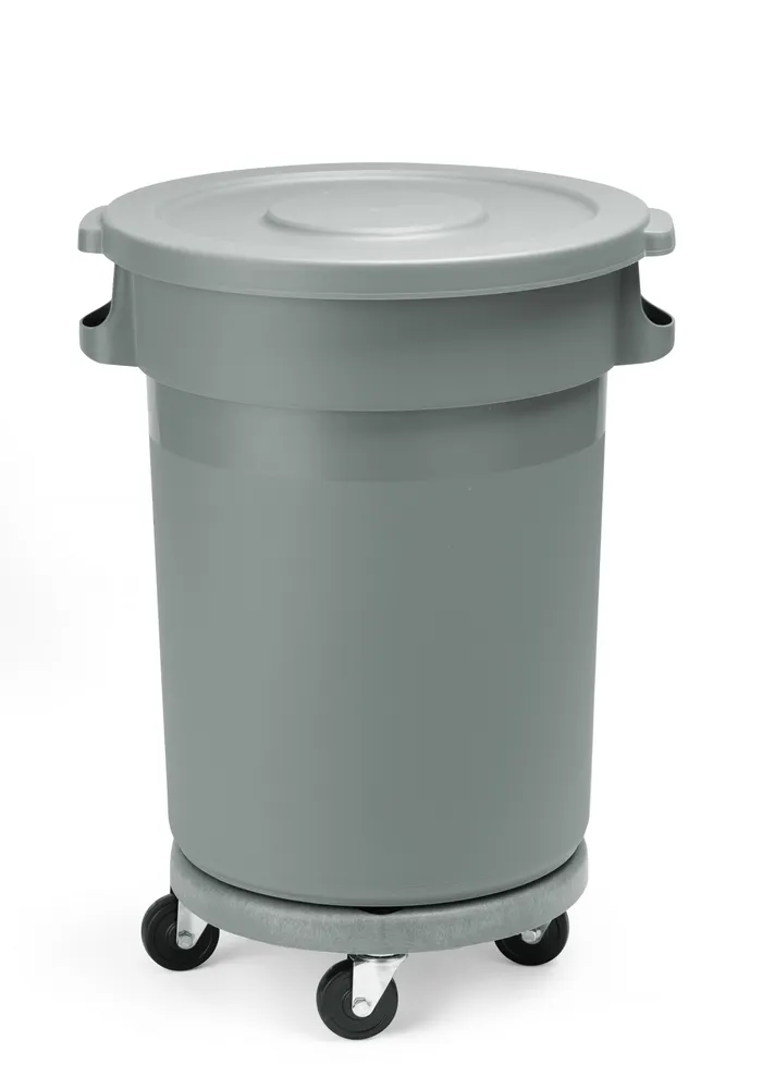 Caixote Lixo Profissional Redondo 80L Polipropileno ⌀490x615mm