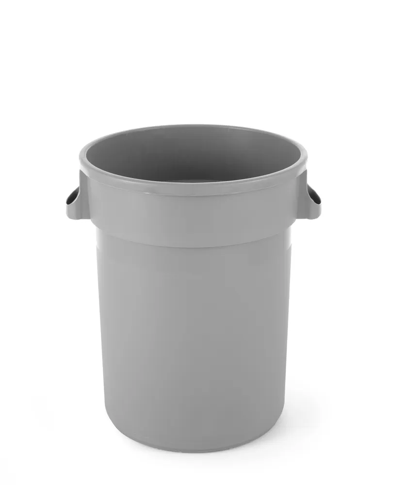 Caixote Lixo Profissional Redondo 80L Polipropileno ⌀490x615mm