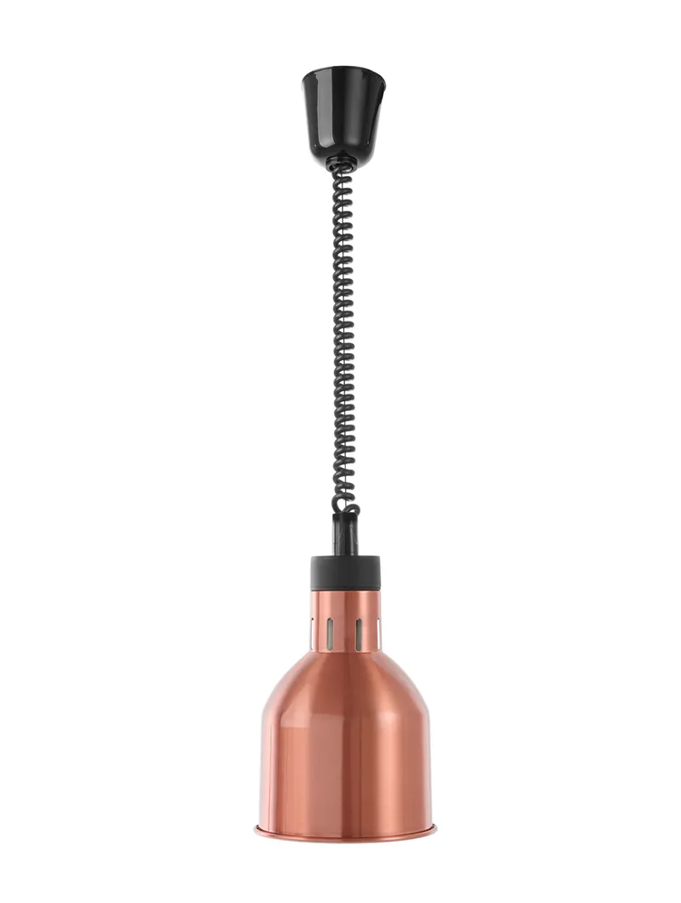 Candeeiro de Aquecimento Cilíndrico Cobre 250W para Alimentos