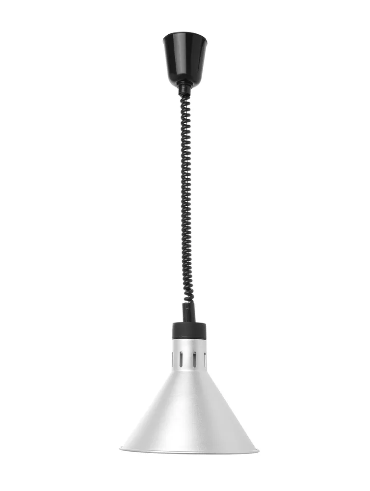 Candeeiro Aquecimento Cónico Prateado 250W ø275mm