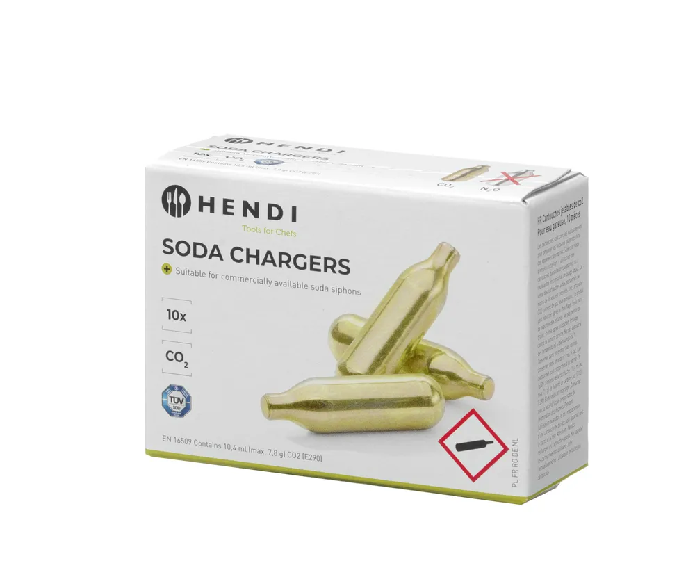 Carregadores para Sifão de Soda 7.8g CO2 - Pack 10 Unidades