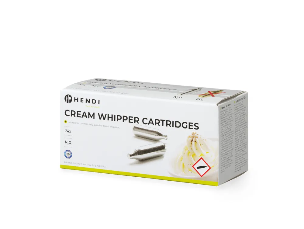 Carregadores de Sifões de Chantilly N₂O, 24 unidades