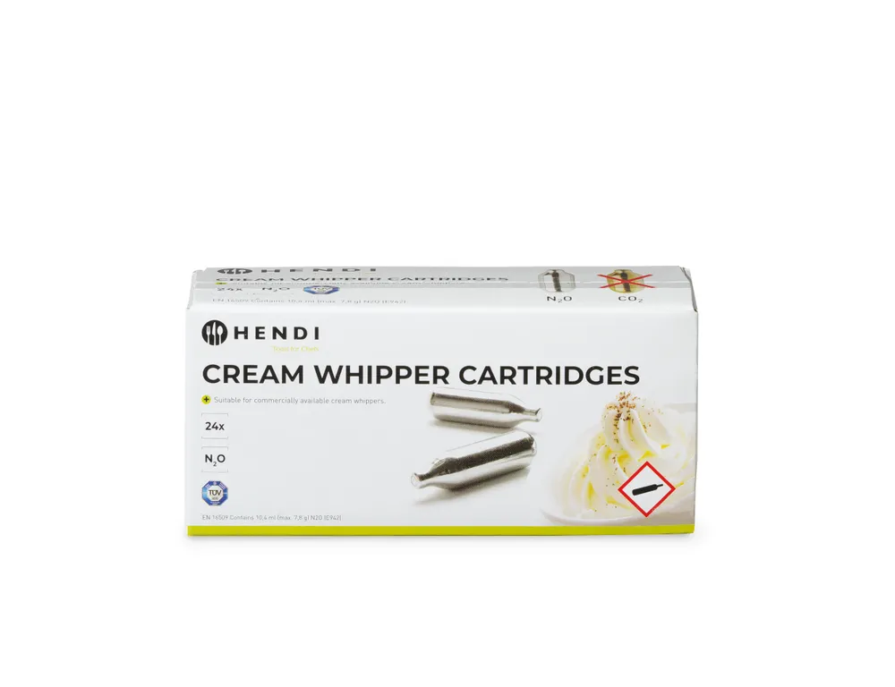 Carregadores de Sifões de Chantilly N₂O, 24 unidades